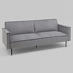 Диван современный вельветовый прямой Worcester Серый варинант исполнения - 1 | Loft Concept в Волгограде