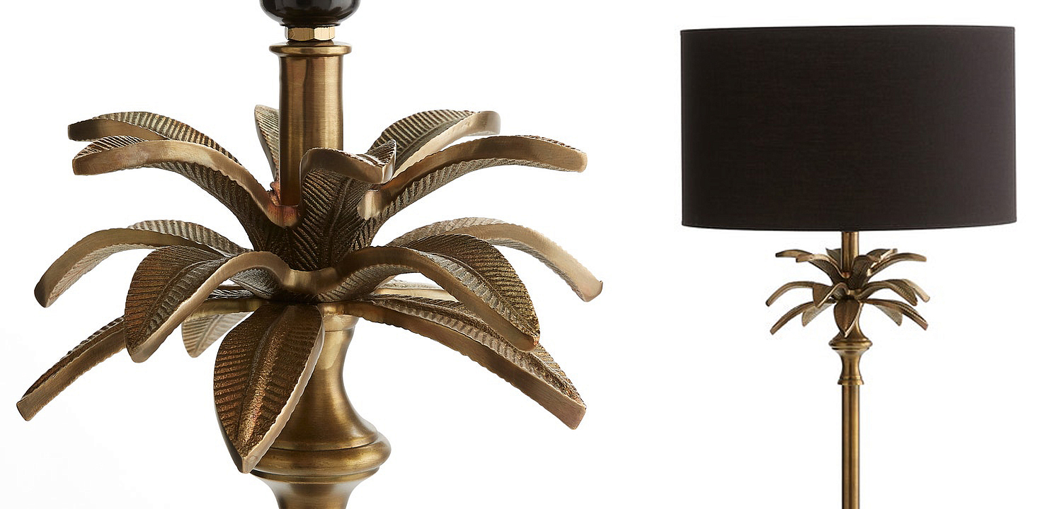 Торшер Palm Black Lampshade Торшер Palm Black Lampshade - Loft-Concept в Волгограде