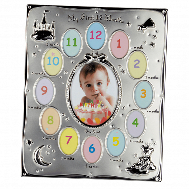 Фоторамка детская Childhood Corner Watch 13 фото Серебристый Фоторамка детская Childhood Corner Watch 13 фото Серебристый в Волгограде | Loft Concept
