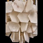 Люстра с фигурными подвесками из натурального камня Glowing Spheres варинант исполнения - 5 | Loft Concept в Волгограде