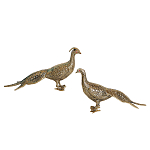 Статуэтка бронзовая пара Павлины Bronze Birds варинант исполнения - 1 | Loft Concept в Волгограде