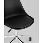 Офисный стул на металлическом основании EGGERY Black пластик варинант исполнения - 2 | Loft Concept в Волгограде