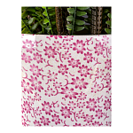 Кашпо из белого фарфора с розовым цветочным орнаментом Eden Garden варинант исполнения - 4 | Loft Concept в Волгограде