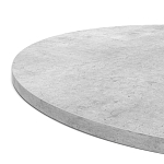 Стол обеденный с круглой светло-серой столешницей Harris Collection варинант исполнения - 5 | Loft Concept в Волгограде