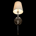 Бра с белым тканевым плафоном в форме конуса и металлическим основанием Nicoleta варинант исполнения - 5 | Loft Concept в Волгограде