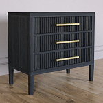 Тумба Primo  с тремя ящиками шпон Черный дуб варинант исполнения - 3 | Loft Concept в Волгограде