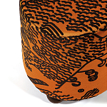 Пуф Wakonda Terracotta Tiger Mountain с Круглыми ножками  варинант исполнения - 1 | Loft Concept в Волгограде