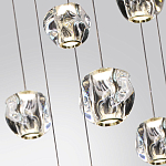 Люстра каскадня с 27-ю прозрачными шарообразными подвесами Bubbles Bocci варинант исполнения - 3 | Loft Concept в Волгограде
