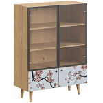 Витрина с изображением на дверцах Elise Cupboard варинант исполнения - 6 | Loft Concept в Волгограде