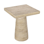 Столик приставной с квадратной столешницей Textured Cream Table варинант исполнения - 2 | Loft Concept в Волгограде