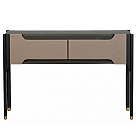 Консоль тёмно-коричневого цвета с 2-мя ящиками Gladstone варинант исполнения - 2 | Loft Concept в Волгограде