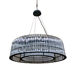 Подвесная люстра круглая Double Glass Sphere варинант исполнения - 1 | Loft Concept в Волгограде