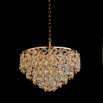 Люстра каскадная с подвесками в форме колец Galaxy of Light варинант исполнения - 4 | Loft Concept в Волгограде