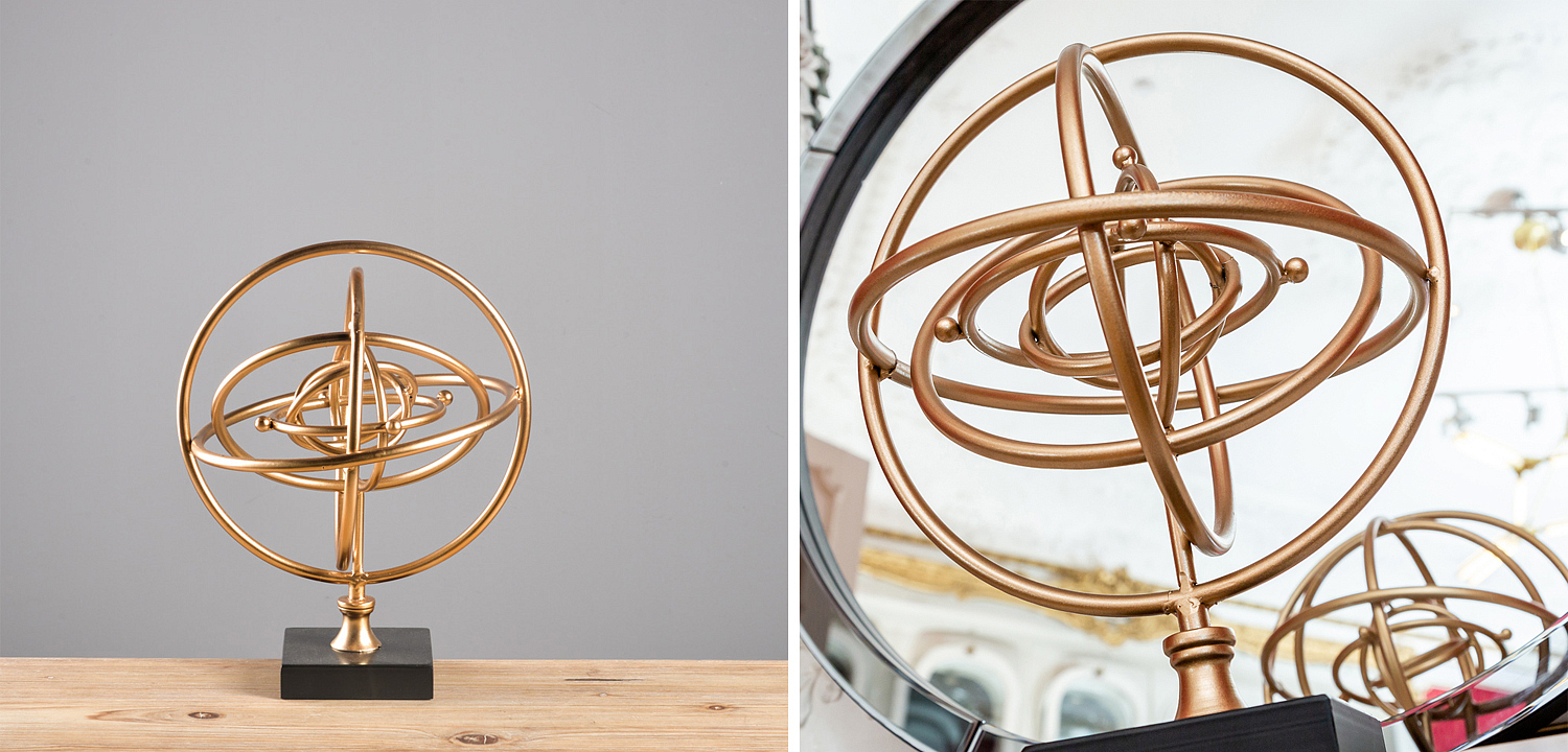 Статуэтка Sphere Sundial gold Статуэтка Sphere Sundial gold - Loft-Concept в Волгограде