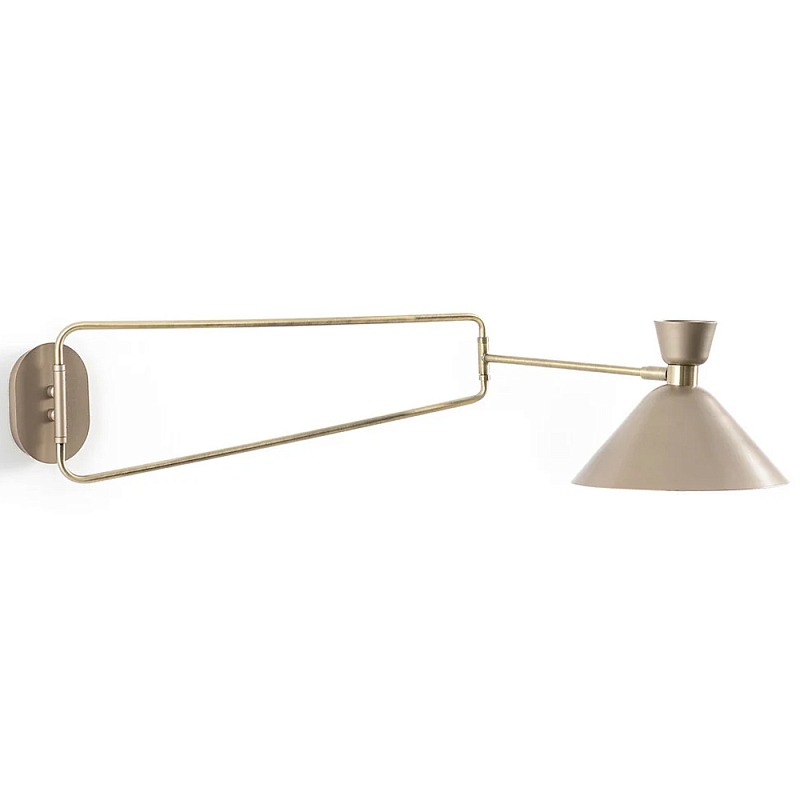 Бра на шарнире Davy Wall Lamp Light Латунь Матовая латунь Бра на шарнире Davy Wall Lamp Light Латунь Матовая латунь в Волгограде | Loft Concept