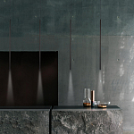 Подвсеной светильник светодиодный металлический цилиндрической формы Высота 80см Trumpet tube варинант исполнения - 10 | Loft Concept в Волгограде