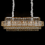 Люстра овальной формы хрустальная в неоклассическом стиле Majesty варинант исполнения - 1 | Loft Concept в Волгограде
