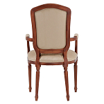 Стул с подлокотниками из натурального бука бежевый Solid Luxury варинант исполнения - 3 | Loft Concept в Волгограде