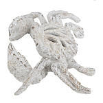 Статуэтка краб с детализированной текстурой в белом цвете Marine Accessories варинант исполнения - 2 | Loft Concept в Волгограде