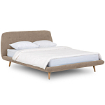 Кровать с мягким изголовьем Palmer Bed варинант исполнения - 16 | Loft Concept в Волгограде