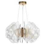 Люстра с декором в виде крупных рельефных лепестков 80 см Ethereal Bloom варинант исполнения - 2 | Loft Concept в Волгограде