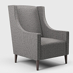 Мебельная ткань Шенилл серый цвет 142 см T4-46 варинант исполнения - 4 | Loft Concept в Волгограде