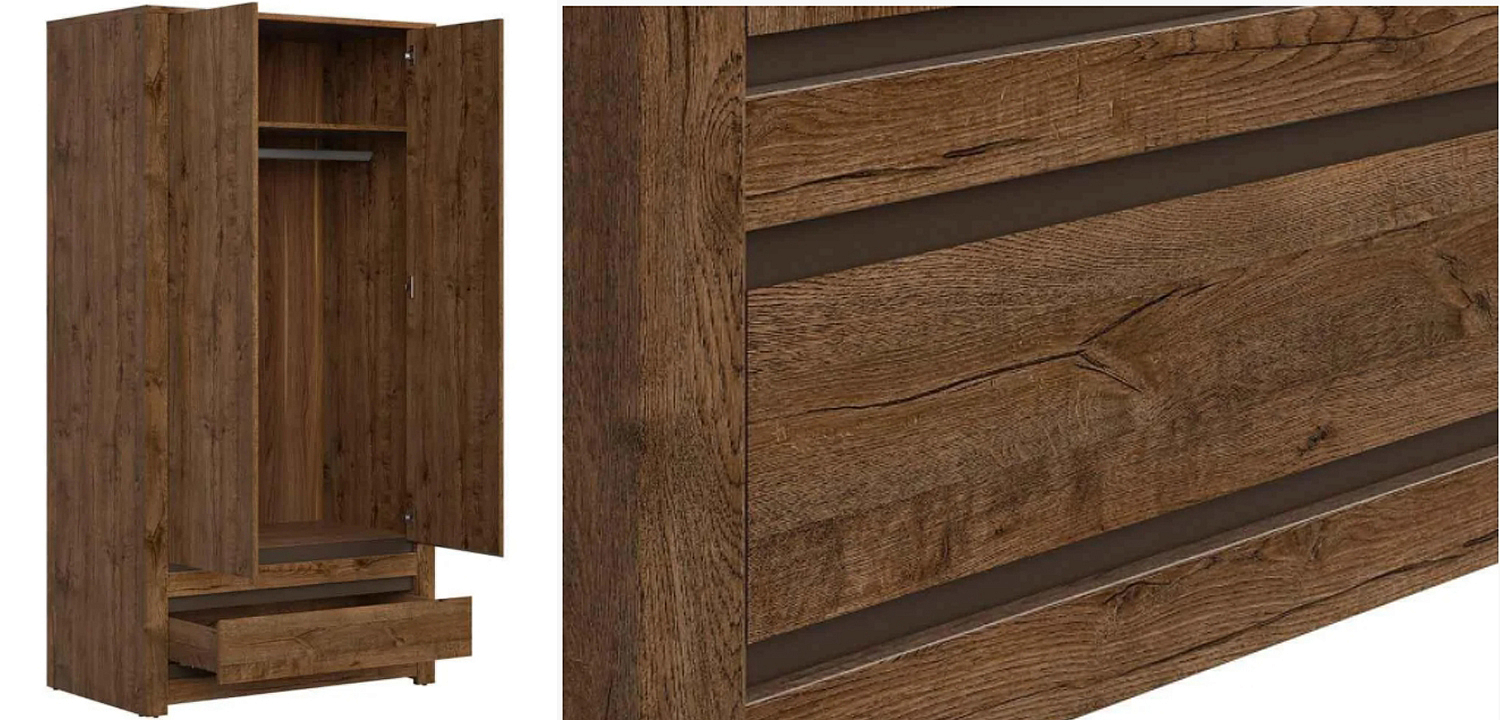 Шкаф Helga Wardrobe две двери Шкаф Helga Wardrobe две двери - Loft-Concept в Волгограде