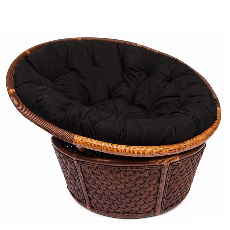Кресло Bamboo black Черный Коричневый Кресло Bamboo black Черный Коричневый в Волгограде | Loft Concept