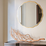 Золотое настенное зеркало Yvon Mirror варинант исполнения - 2 | Loft Concept в Волгограде