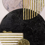 Панно декоративное с объемным эффектом Asymmetry варинант исполнения - 4 | Loft Concept в Волгограде