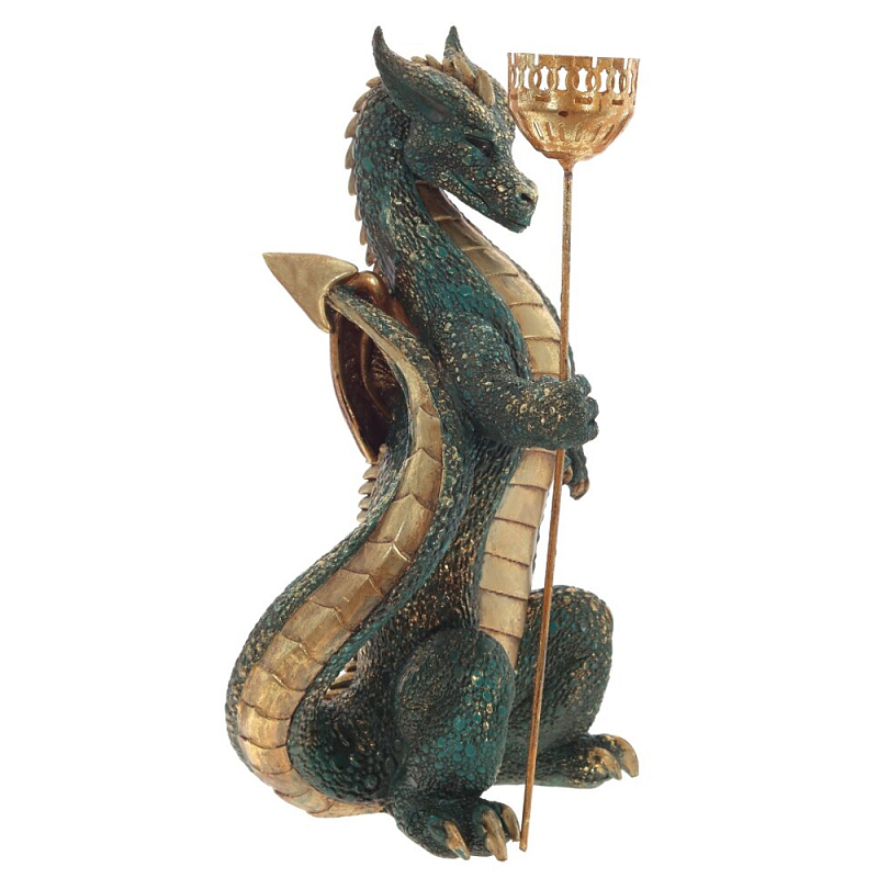 Подсвечник в виде дракона Dragon Candlestick Red Gold Blue Green Красный Золотой Синий Зеленый Подсвечник в виде дракона Dragon Candlestick Red Gold Blue Green Красный Золотой Синий Зеленый в Волгограде | Loft Concept