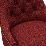 Мебельная ткань Шенилл бордовый цвет 138 см T4-23 варинант исполнения - 6 | Loft Concept в Волгограде