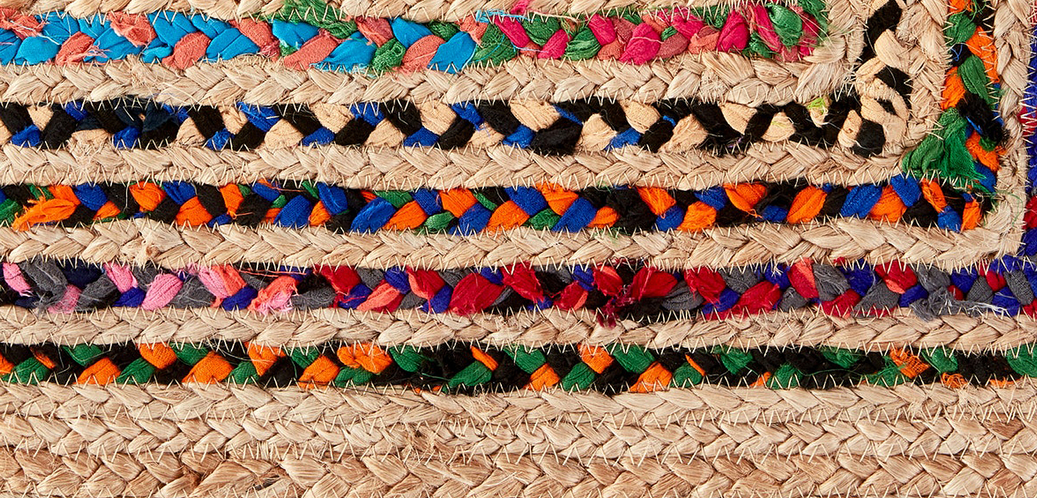 Ковер Carpet Track Multicolored джут и хлопок Ковер Carpet Track Multicolored джут и хлопок - Loft-Concept в Волгограде