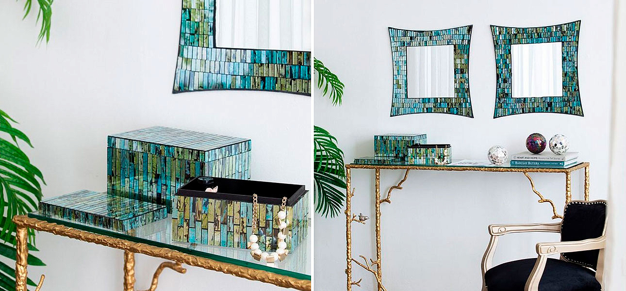 Шкатулка с крышкой с инкрустацией Трио Trio  - Loft-Concept в Волгограде