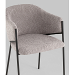 Стул Brace букле серый варинант исполнения - 2 | Loft Concept в Волгограде