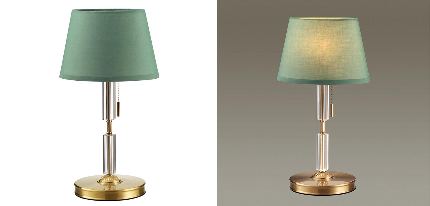 Настольная лампа Ramona Green Table Lamp Настольная лампа Ramona Green Table Lamp - Loft-Concept в Волгограде