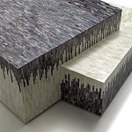 Дизайнерский журнальный стол с инкрустацией Plateau Coffee Table  варинант исполнения - 3 | Loft Concept в Волгограде