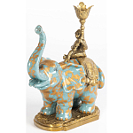 Фарфоровый подсвечник Слон с эмоцией Fluens варинант исполнения - 3 | Loft Concept в Волгограде