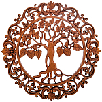 Панно из дерева LeafBerry Panel With Trees варинант исполнения - 1 | Loft Concept в Волгограде