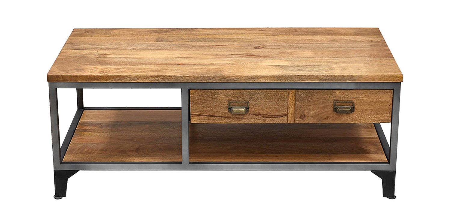 Кофейный стол в стиле лофт Russell Coffee Table Кофейный стол в стиле лофт Russell Coffee Table - Loft-Concept в Волгограде