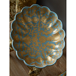 Чаша с орнаментом на бронзовых ножках в виде ангелов Eden Garden варинант исполнения - 4 | Loft Concept в Волгограде