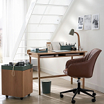 Вращающееся кресло на колёсах Alis Chair варинант исполнения - 4 | Loft Concept в Волгограде