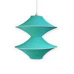 Подвесной вязаный бирюзовый светильник «Звезда Востока 02» варинант исполнения - 2 | Loft Concept в Волгограде