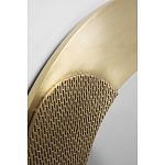 Зеркало золотое со вставками в виде геометрических фигур варинант исполнения - 3 | Loft Concept в Волгограде