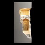 Встраиваемый в стену гипсовый светильник под покраску в античном стиле Antiquity Athena варинант исполнения - 7 | Loft Concept в Волгограде