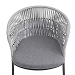 Кресло с декоративным плетением на спинке и подлокотниках Armchair Weaving варинант исполнения - 5 | Loft Concept в Волгограде