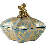 Фарфоровая шкатулка Angel with a rose варинант исполнения - 2 | Loft Concept в Волгограде