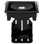 Встраиваемый спот светодиодный черного цвета квадратной формы из металла Pure Square варинант исполнения - 4 | Loft Concept в Волгограде