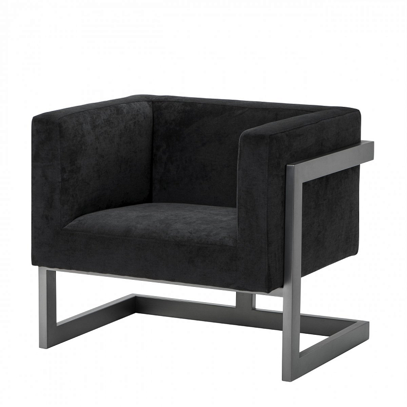 Кресло Eichholtz Chair Mendoza Черный Темная бронза Кресло Eichholtz Chair Mendoza Черный Темная бронза в Волгограде | Loft Concept