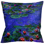 Подушка декоративная с цветочным принтом Impressionism in Art варинант исполнения - 2 | Loft Concept в Волгограде
